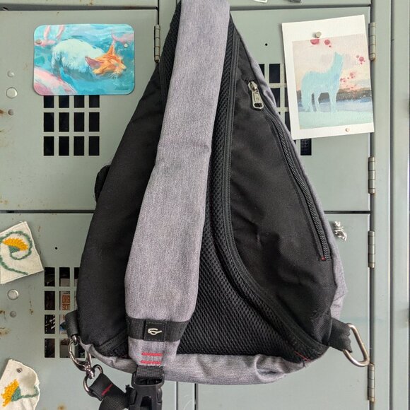 Grey Urban Crossbody Sling Bag - Picture 6 of 14